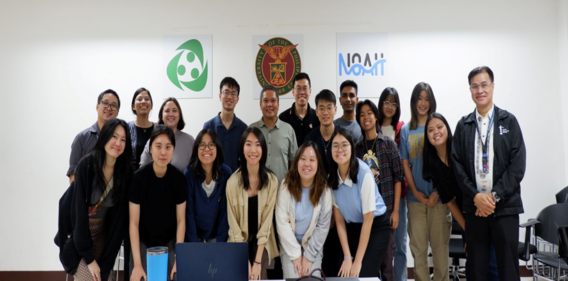 NUS College Students Engage in Learning Visit at UP Resilience Institute