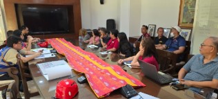 UPRI-IB Quick Response Team at UP Mindanao following the Oct. 10 Davao Earthquake