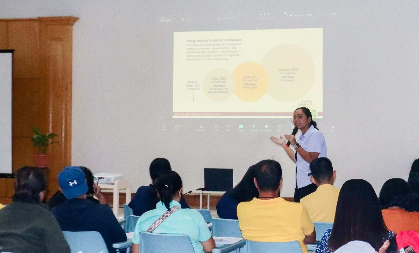 Philippine Misereor Partnership, Inc., DRRNet Philippines, and National Anti-Poverty Commission conducted a forum on the “Big One”—UP Resilience Institute served as a resource speaker