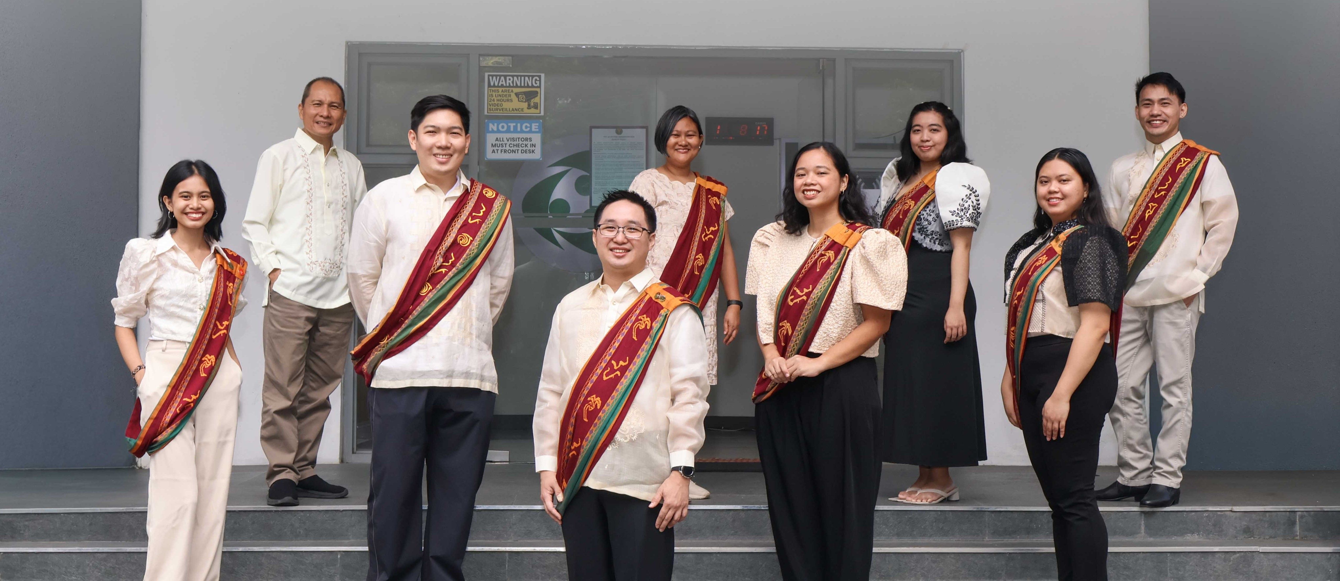 A group photo showing 9 UPRI Education Division Staff members
