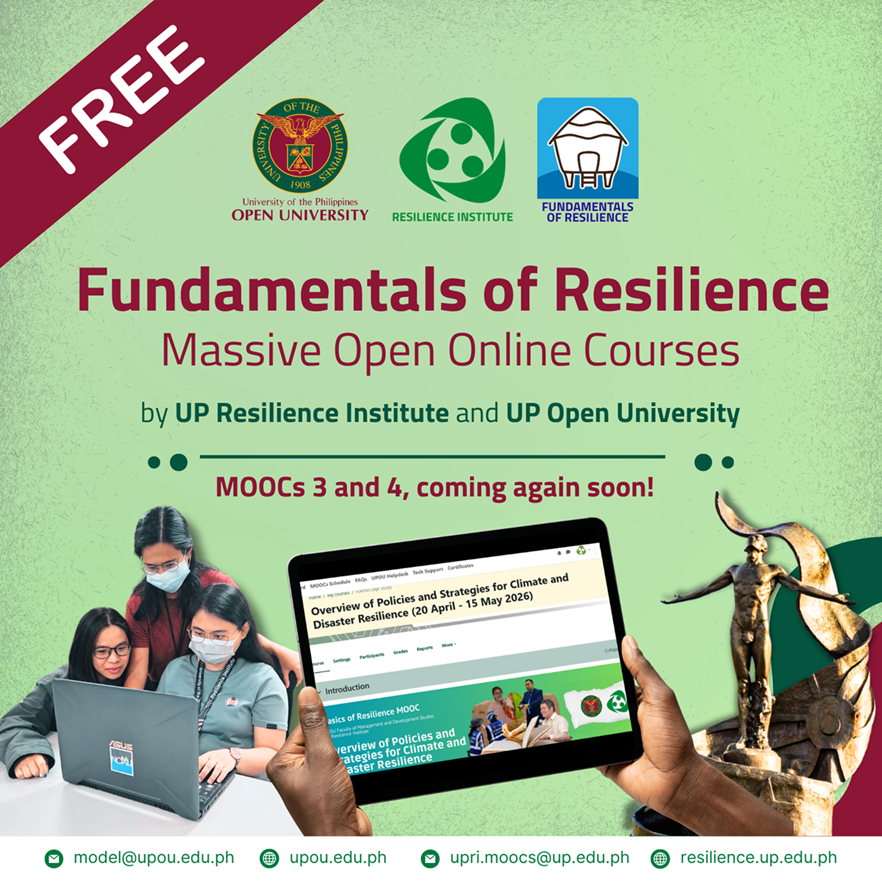 The Fundamentals of Resilience MOOCs 3 and 4: Coming Again Soon!