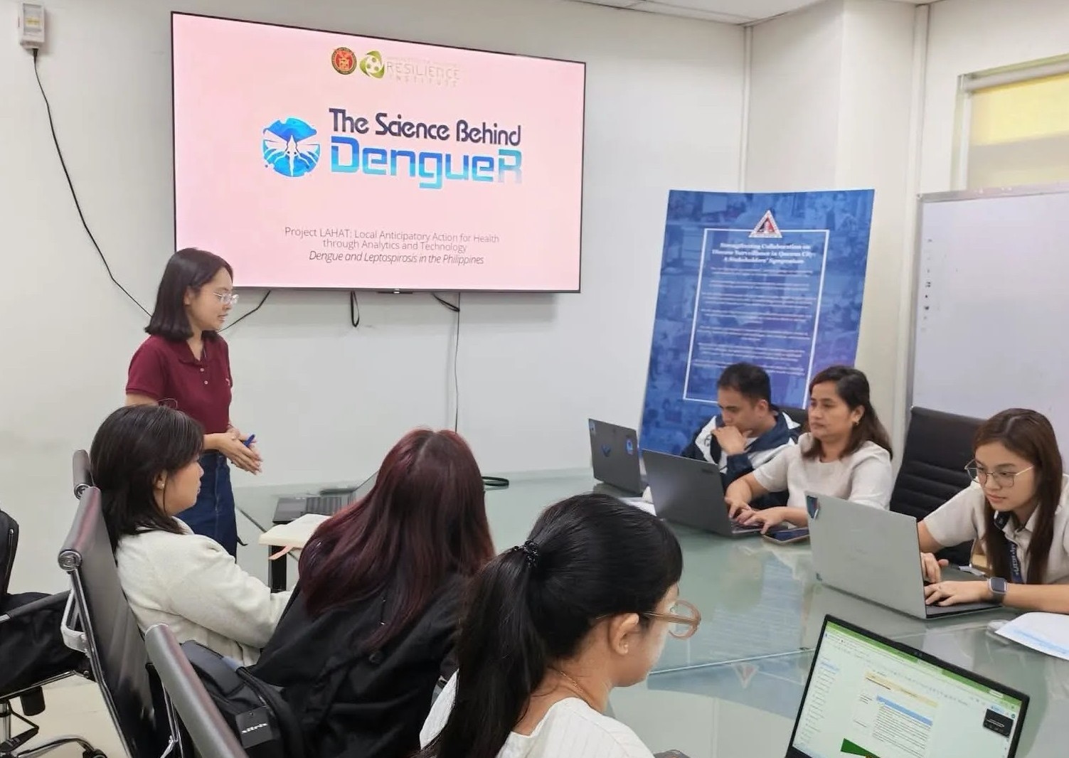 Quezon City Epidemiology and Surveillance Division (QC-ESD) and UP Resilience Institute test an early warning dashboard that detects rising dengue transmission