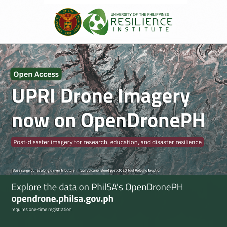 UPRI makes post-disaster drone imagery available through PhilSA’s OpenDronePH